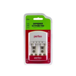 Perfeo зарядное устройство PF-VN-421 Ni-MH/CD, 220V, 4 слота, AA/AAA/9V, таймер 1
