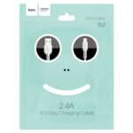 Кабель USB-Micro USB HOCO X13 Easy Type-C 1m white