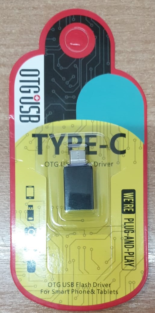 Переходник OTG USB Type-C золотой