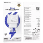 ЗУ Сетевое Borofon BAS42A 1USB 3,0A QC3.0 18W быстр зарядка White п