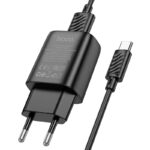 ЗУ Сетевое HOCO C134A 1USB 2.4A  10.5W + кабель MicroUSB Black п