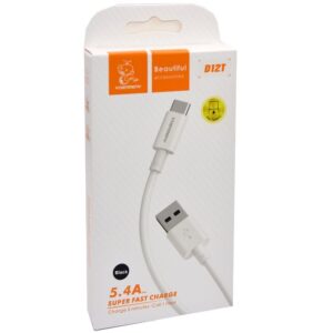 Кабель USB - TypeC DENMEN D15T 2.4A (Yellow) 1м 1