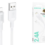 BOROFONE BX111/ USB кабель Lightning/ 1m/ 2.4A/ White
