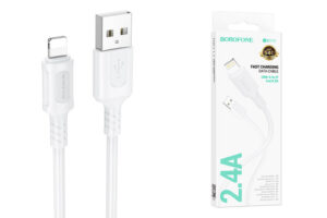 BOROFONE BX111/ USB кабель Lightning/ 1m/ 2.4A/ White 1