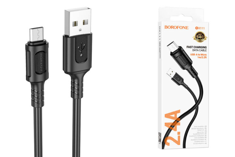 BOROFONE BX111/ USB кабель Micro/ 1m/ 2.4A/ Black 1
