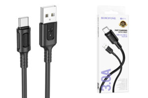 BOROFONE BX111/ USB кабель Type-C/ 1m/ 3A/ Black 1