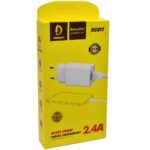 СЗУ Denmen DC01T-W Charger Kit Single USB White