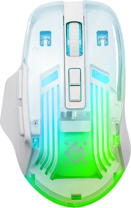 Беспроводная игровая мышь Astro Elite GM-056 белый,7кн,2.4G,3200dpi,500мАч 1
