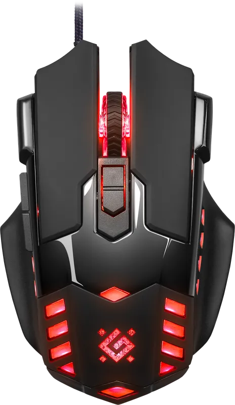 Проводная игровая мышь Inferno GM-536 Rainbow,6кнопок,3600dpi,черный DEFENDER 1
