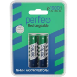 Perfeo AA1600mAh/2BL  Аккумулятор Пластик