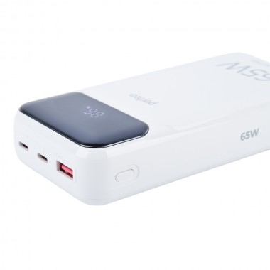 Perfeo Powerbank LAPTOP 65W 20000 mAh/LED дисплей/PD+QC 3.0/2Type-C/1 USB/Выход:5A,max 65W/White 1