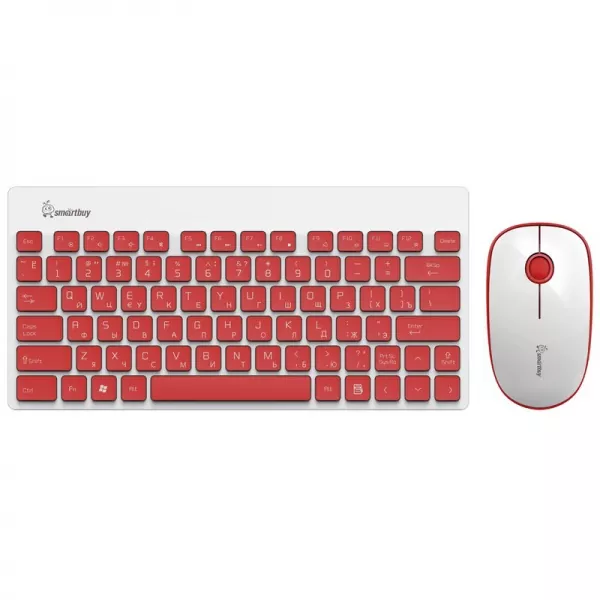 Комплект клавиатура+мышь Smartbuy 220349AG белый (SBC-220349AG-W) /20 1