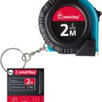 Рулетка 2 метра, пластик и резина, промо, Smartbuy tools