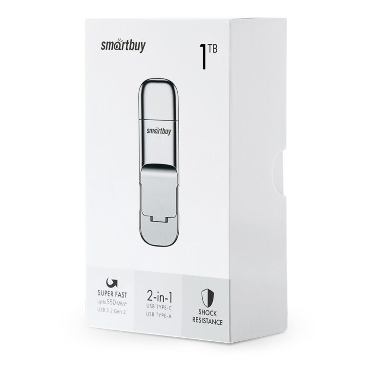 UFD 3.2 Gen.2 SmartBuy 1TB M5 Dual Type-C/Type-A, R/W 550/480MB/s (SB1TBM5) 1