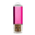 Флеш-накопитель 4GB USB 2.0 Stelfors Rocket серия (метал.фукси)
