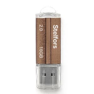 Флеш-накопитель 16GB USB 2.0 Stelfors CORSAIR серия (метал.бронзовый) 1