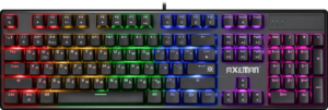 Механическая клавиатура Axeman GK-302 RU,Rainbow,104+FN,кр.свитчи DEFENDER 1