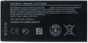 Аккумуляторная батарея BN-01 для Nokia X Dual 1