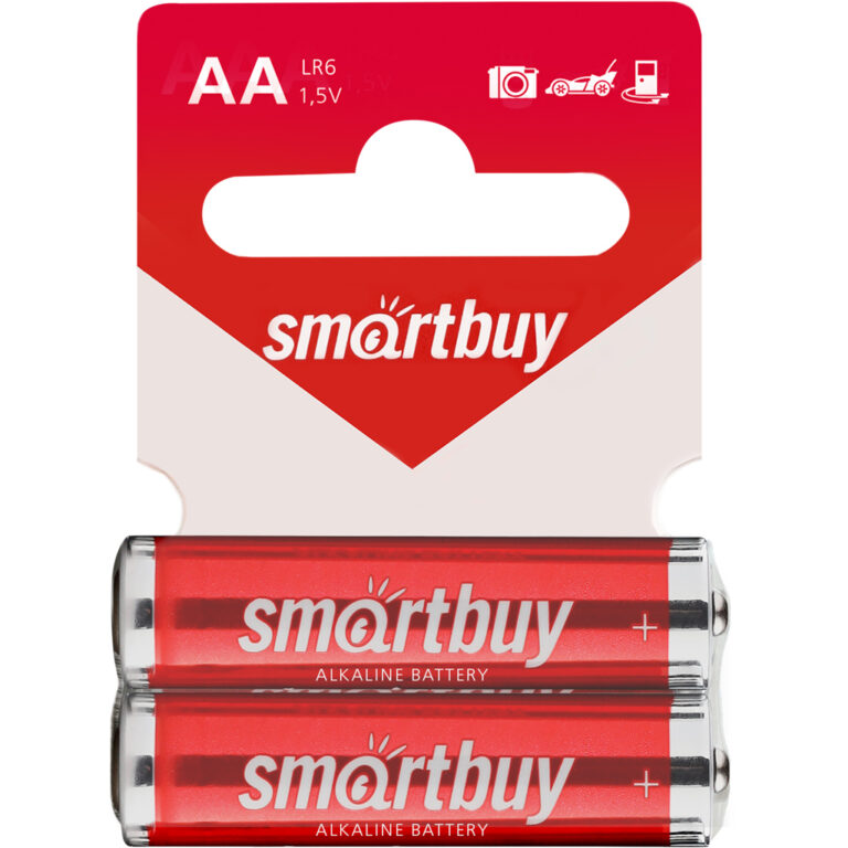 Батарейка алкалиновая с подвесом Smartbuy LR6/2SB (60/600) (SBBA-2A02SB) 1