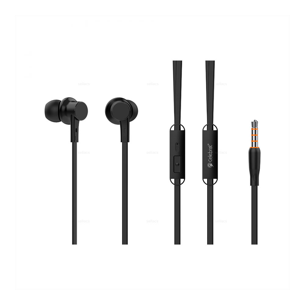 Наушники проводные с микрофоном Celebrat G19 {Black} 10pcs 1 Наушники проводные с микрофоном Celebrat G19 {Black} 10pcs 1