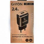 СЗУ GrifON USB 2.4A Fast Charger GF331 +Type-C