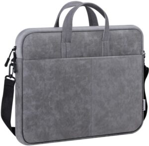 Сумка для ноутбука Solid 15.6" PU кожа, черный, карман DEFENDER 1
