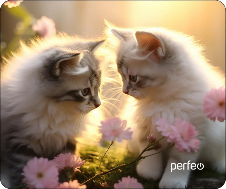 Perfeo Коврик для компьютерной мыши "Cat", Рис.37 (240*200*2 мм), ткань+резиновое основание 1