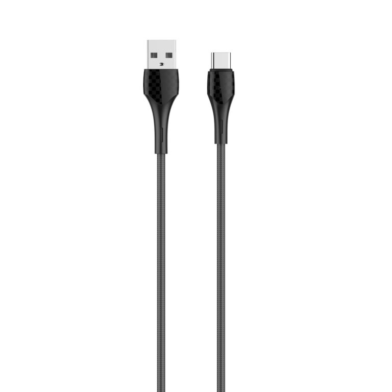 LDNIO LS521/ USB кабель Type-C/ 1m/ 2.4A/ LED подсветка/ медь: 86 жил/ Gray 1