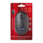Мышь беспроводная бесшумная с зарядкой от USB и подсветкой Smartbuy 328AG черная (SBM328AGK) /40/