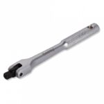 Вороток 1/4", шарнирный, усиленный, 150 мм, CR-V сталь,мат., Smartbuy tools