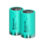Батарейка алкалиновая LR20-2BL D, блистер, 2 шт., PowerPulse DEFENDER