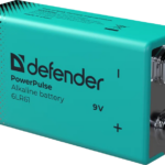 Батарейка алкалиновая 6LR61-1BL 9V, блистер, 1 шт., PowerPulse DEFENDER