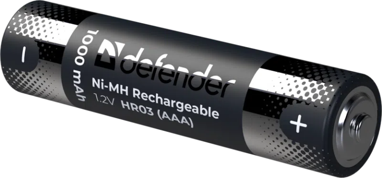 Аккумуляторная батарея HR03-2BL 1000 mAh ААА, Ni-MH, блистер, 2 шт. DEFENDER 1
