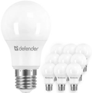 Лампочка светодиодная A60-20W-830-E27 груша, теплый белый, 1 шт. DEFENDER 1