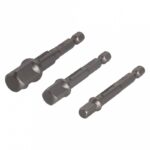 Набор переходников на квадрат 1/4", 3/8", 1/2", с шестигранника hex 1/4, 40Х Smartbuy Tools