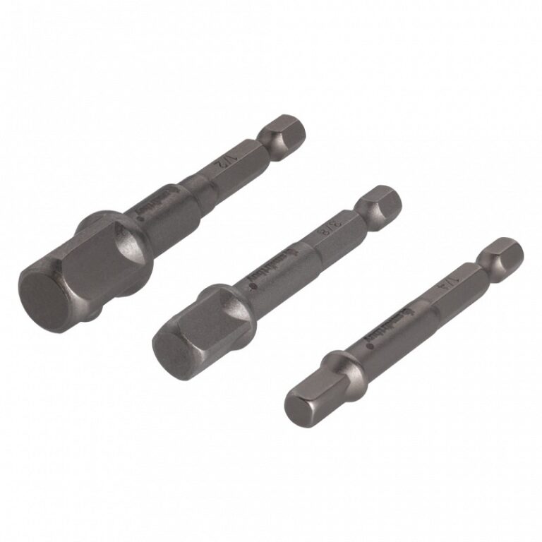 Набор переходников на квадрат 1/4", 3/8", 1/2", с шестигранника hex 1/4, 40Х Smartbuy Tools 1