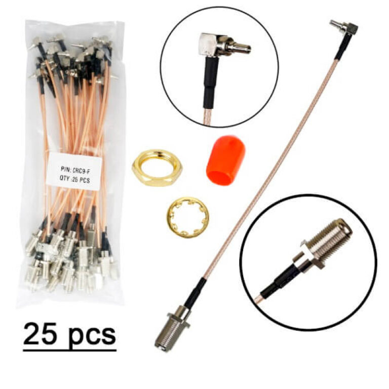 Пигтейл CRC9/F (20CM RG316 with F female conenctor and CRC9 Connector)  25pcs 1