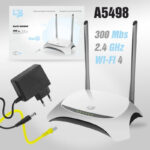 Wi-Fi роутер LP-LINK WR840N N300, 2,4ГГц, 4 порта LAN (White)