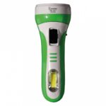 Фонарь LED+COB бок. с зарядкой от сети 220 В встроенная вилка, 2 режима, ABS, 15х5.5 см, Smartbuy