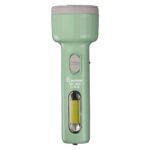 Фонарь LED+COB бок. с зарядкой от сети 220 В встроенная вилка, 2 режима, ABS, 17.5х5 см, Smartbuy
