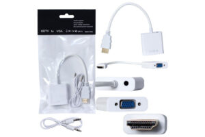 Адаптер H178 HDMI to VGA+AUX (White) 1