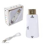 Конвертер H06 HDMI-M/VGA-F (White)