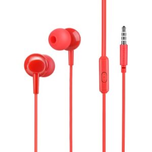 Наушники HOCO M14  initial sound universal earphone with mic red 1