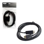 Адаптер H99 DisplayPort-M to HDMI-M 1800mm (black)