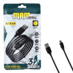 Кабель USB MRM MX14 Micro 3000mm (Black)  20pcs