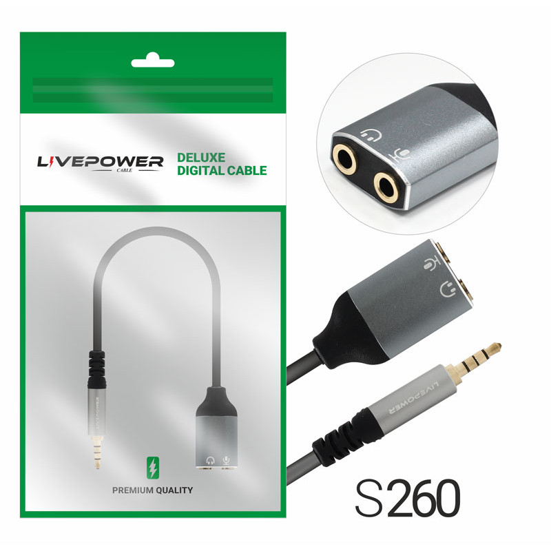 Кабель Аудио Premium H235 AUX Jack 3,5mm 1M/2F разветвлитель 200mm (20pcs) 1 Кабель Аудио Premium H235 AUX Jack 3,5mm 1M/2F разветвлитель 200mm (20pcs) 1