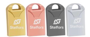 Флеш-накопитель 32GB USB 2.0 Stelfors 106 серия (метал золото) 1
