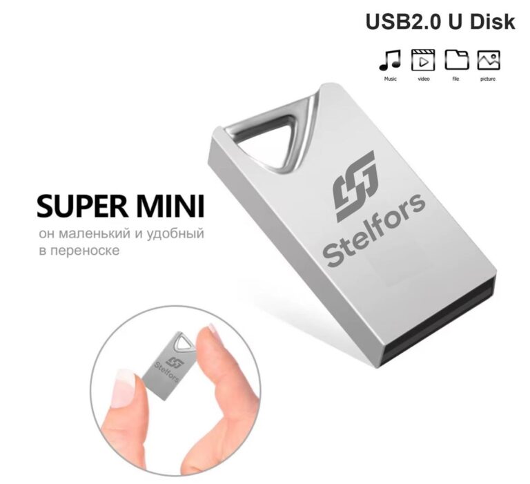 Флеш-накопитель 64GB USB 2.0 Stelfors 109 серия (метал) 1