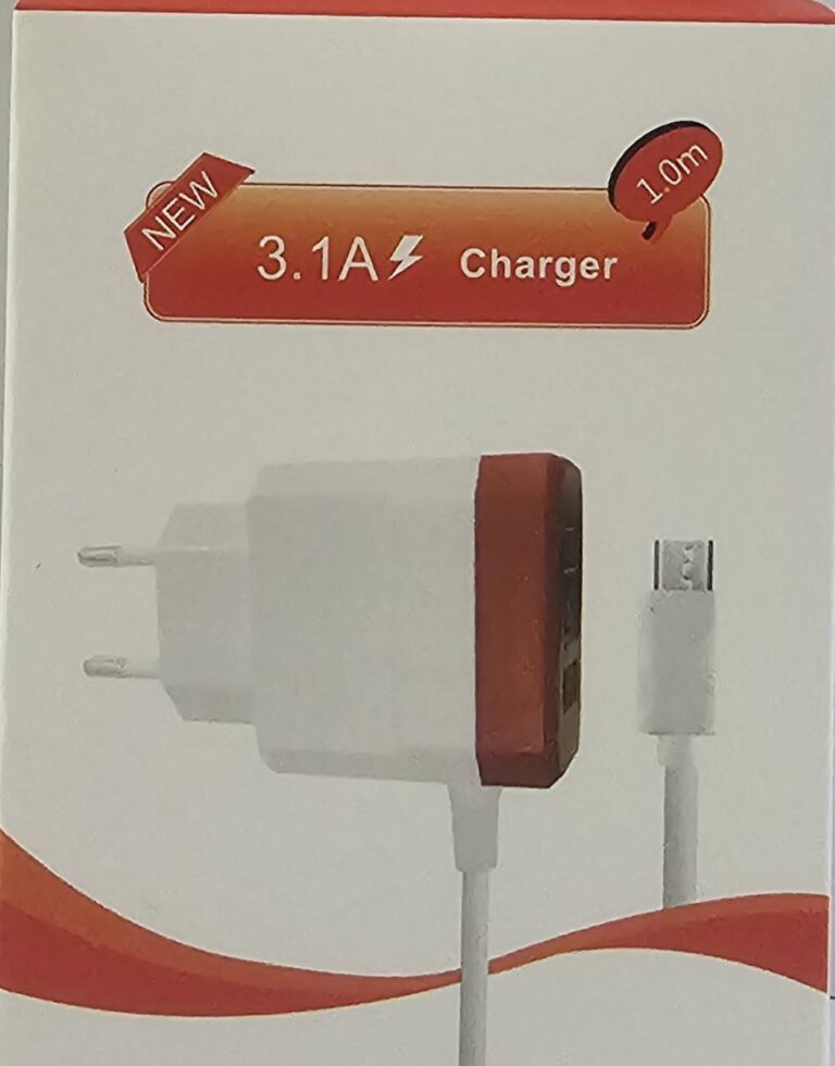 Сетевое зарядное устройство 3USB  3,1 А с микро кабелем 1