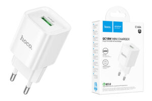HOCO C145A/ Сетевое ЗУ/ QC 3.0/ 1 USB/ 18W/ белый 1